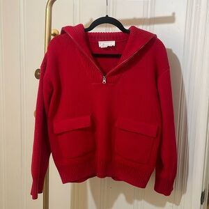 Anthropologie Red Sweater Size XS